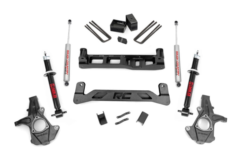 RC 5-inch Suspension Lift Kit (Factory Cast Steel Control Arm Models) 247.23 (Full Kit)