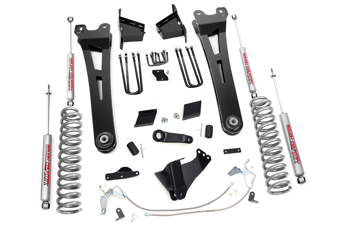 RC 6-inch Radius Arm Suspension Lift Kit (Overload Spring Models) 542.2  (Full Kit)