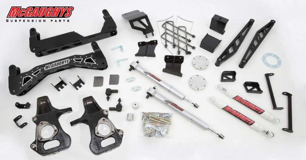 McGaughy’s 7″ Premium Black Stainless Steel Lift Kit Part #50721 (Full Kit)