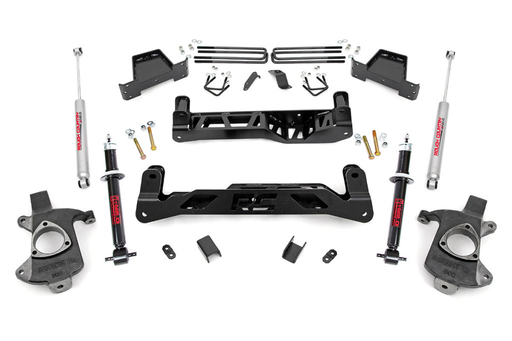 RC 7-inch Suspension Lift Kit (Factory Cast Aluminum / Stamped Steel ...